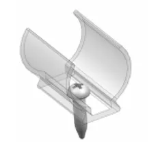 PC Clips & Profile for Round Neon strip 360 degree 25mm PC Clips & Profile for Round Neon strip 360 degree 25mm