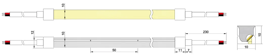 drawing of neon strips 3D Any bending 10_10 drawing of neon strips 3D Any bending 10_10