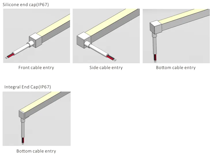 neon strip 3D Any bending 13_13 cable entry of 3D Neon strip 1313